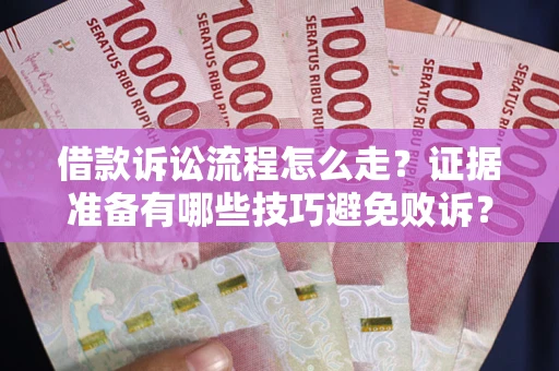 武汉借款诉讼流程怎么走？证据准备有哪些技巧避免败诉？