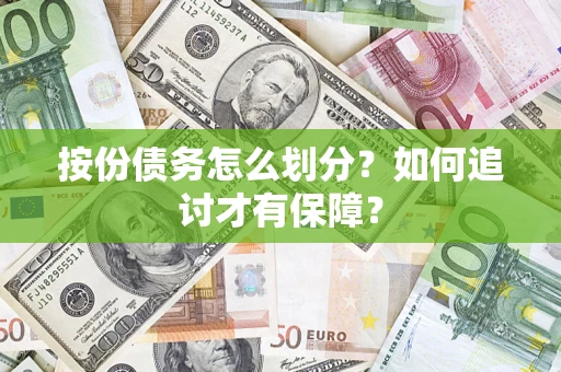 武汉按份债务怎么划分？如何追讨才有保障？