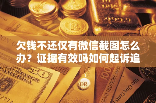 武汉欠钱不还仅有微信截图怎么办？证据有效吗如何起诉追回欠款？