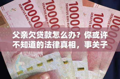 武汉父亲欠贷款怎么办？你或许不知道的法律真相，事关子女未来