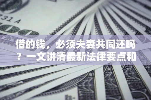 武汉借的钱，必须夫妻共同还吗？一文讲清最新法律要点和避坑指南