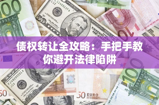 武汉债权转让全攻略：手把手教你避开法律陷阱