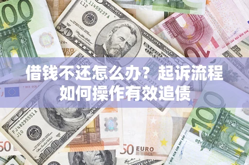 武汉借钱不还怎么办？起诉流程如何操作有效追债