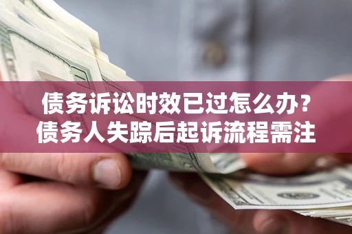 武汉债务诉讼时效已过怎么办？债务人失踪后起诉流程需注意什么？