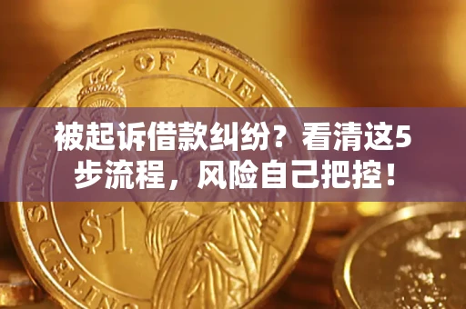 武汉被起诉借款纠纷？看清这5步流程，风险自己把控！