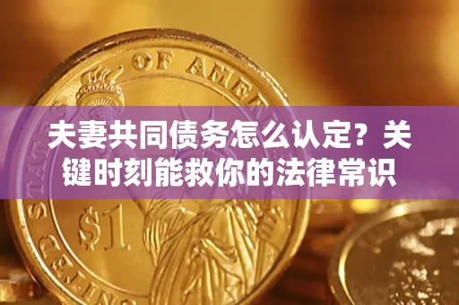 武汉夫妻共同债务怎么认定？关键时刻能救你的法律常识