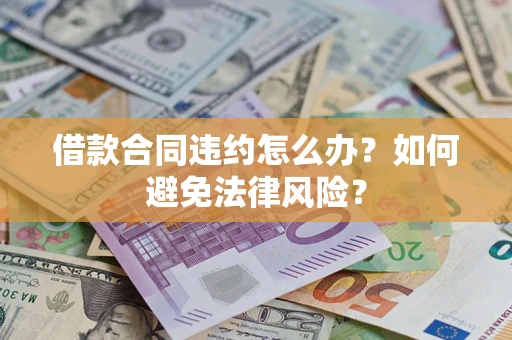 武汉借款合同违约怎么办？如何避免法律风险？