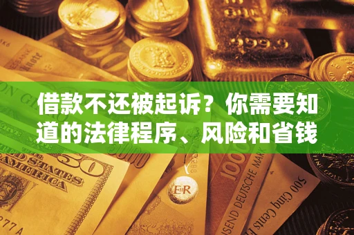 武汉借款不还被起诉？你需要知道的法律程序、风险和省钱技巧