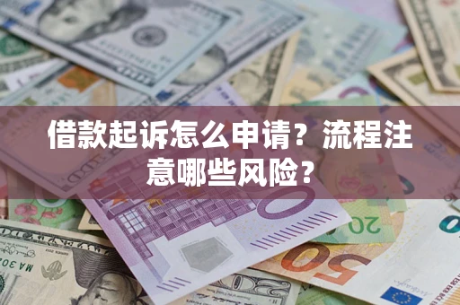 武汉借款起诉怎么申请？流程注意哪些风险？