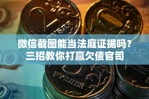 武汉微信截图能当法庭证据吗？三招教你打赢欠债官司