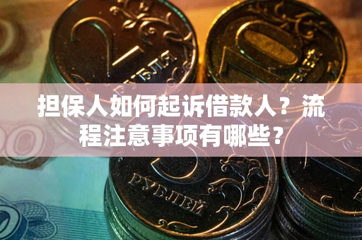 武汉担保人如何起诉借款人？流程注意事项有哪些？